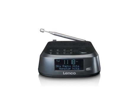Lenco DAB+ radio z budzikiem CR-605, czarny