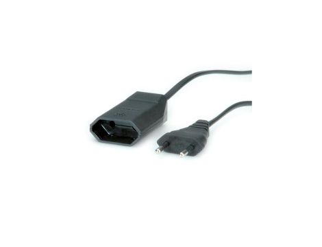 BACHMANN Przedłużacz Euro 230V/2.5A, czarny, 2 m