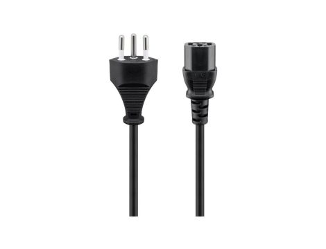 Kabel do urządzeń chłodniczych Szwajcaria, 2 m, czarny - Długość kabla 2 m