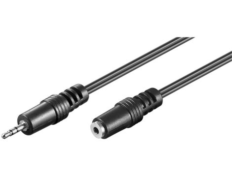 Przedłużacz audio AUX, 2,5 mm stereo - Długość kabla 2 m