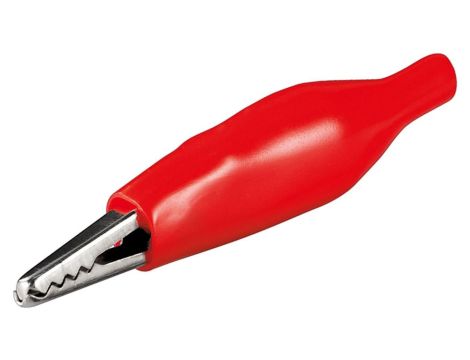 Zacisk krokodylowy - Wersja kolorystyczna Czerwony