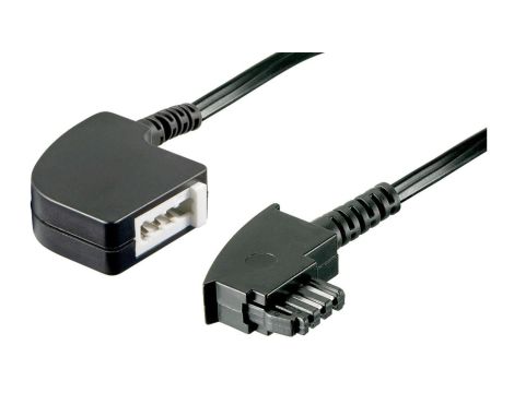 Przedłużacz TAE-F 4-pinowy - Długość kabla 6 m