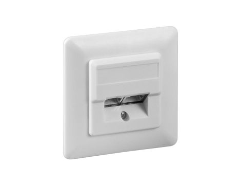 Puszka podtynkowa CAT 5e (UP) - Wersja kolorystyczna Biały