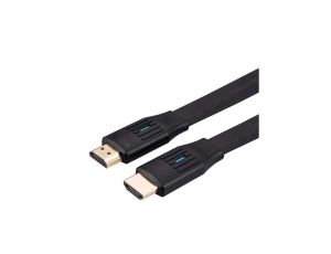 Kabel VALUE 8K HDMI Ultra HD z Ethernetem, płaski, M/M, czarny, 3 m