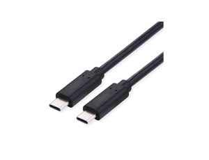 VALUE USB 2.0 Kabel, C–C, M/M, 100W, zwart, 2 m