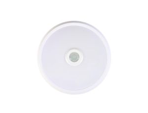 Oprawa LED natynkowa ARGES z czujnikiem ruchu PIR 12W, okrągła, 4000K