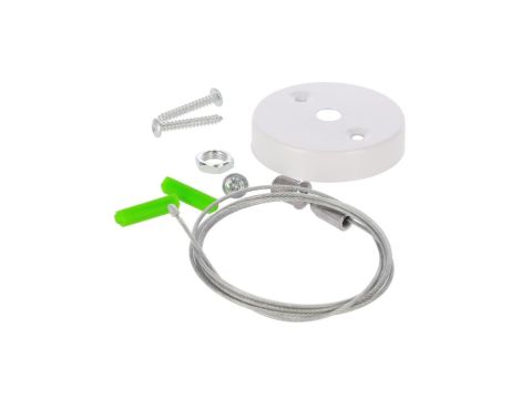 Zestaw do wieszania szyny MEVA PRO 1,5m biały, system szynowy, EDO777520 EDO