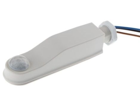 Detektor ruchu PIR, montaż na podłużnej oprawie oświetleniowej, 230 V AC, zasięg 16 m, montaż Sufit, Certyfikat CE,