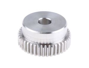 Koło zębate walcowe, moduł: 1, l.zębów: 40, śr. piasty: 35mm, śr. otworu: 10mm, Stal nierdzewna