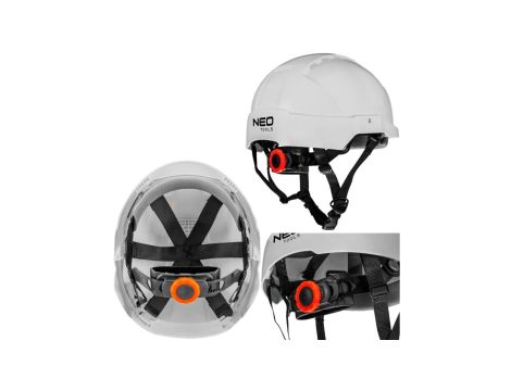 Kask ochronny przemysłowy do pracy na wysokościach biały NEO 97-210