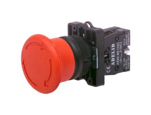 Przycisk sterowniczy bezpieczeństwa grzybek z blokadą ES542