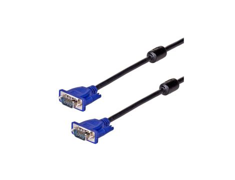 Kabel VGA Akyga AK-AV-01 niebieskie wtyczki 1.8m ver. 15 pin