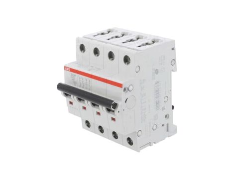S204M-C20 Wyłącznik nadprądowy 400VAC Iznam 20A 4 biegunowy na szynę DIN