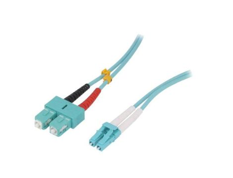 FP3LS10 Patch cord światłowodowy OM3 LC/UPC,SC/UPC 10m LSZH