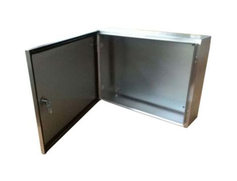 Szafka ścienna rozdzielcza, materiał: Stal nierdzewna typu 304, IP66, 480 x 480 x 240mm, RS PRO