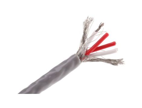 Przewód termoparowy RTD Ekranowany, -10 → +80 C., dł. 25m, izolacja: PTFE, 7-żyłowy, RS PRO