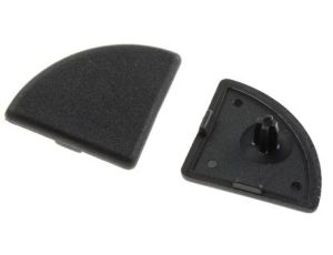 Zaślepka Zatyczka, kolor: Czarny, R40 x 40 mm, 8mm