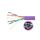 Kabel UTP kat.6 U/UTP 4x2x0,57 fioletowy LSOH Molex /500m/