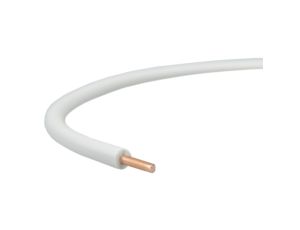 Przewód instalacyjny H07V-U / DY 0,5 750V biały drut Elektrokabel /100m/ 07.1000.0100