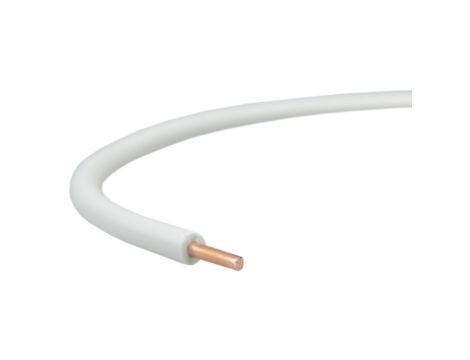 Przewód instalacyjny H07V-U / DY 0,5 750V biały drut Elektrokabel /100m/ 07.1000.0100