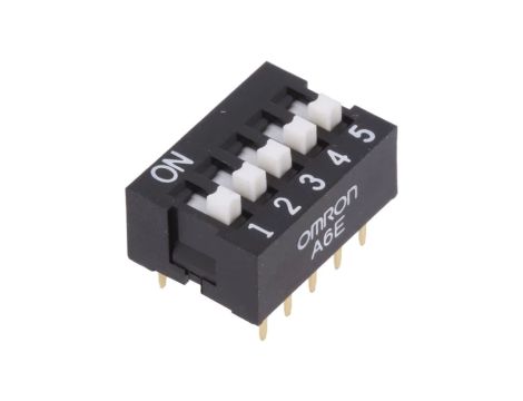 Przełącznik DIP-SWITCH ON-OFF 0,025A/24VDC poz 2 A6E-5104-N
