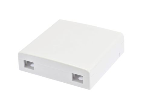 Gniazdo abonenckie światłowodowe FO FTTH na 2 adaptery SC simplex