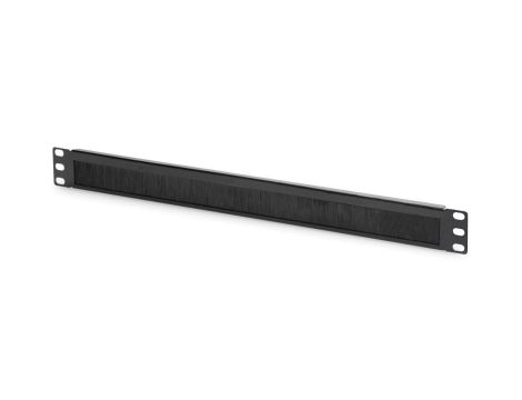 Panel szczotkowy do szafy RACK 19 1U czarny DIGITUS
