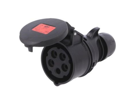215-6X Złącze zasilające 3-fazowe AC, wtyk żeński, 16A/400VAC, IP44