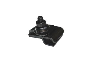 Uchwyt rynnowy uniwersalny, czarny