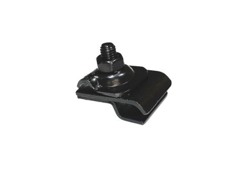 Uchwyt rynnowy uniwersalny, czarny