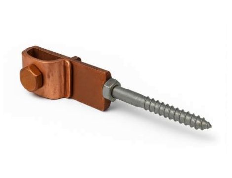 Podpora zwodu do ściany gwint 50mm miedziana