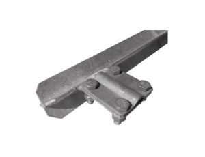 Uziom ocynkowany nieprzedłużalny X 1,0m ze złączem