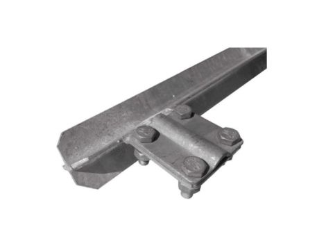 Uziom ocynkowany nieprzedłużalny X 1,0m ze złączem