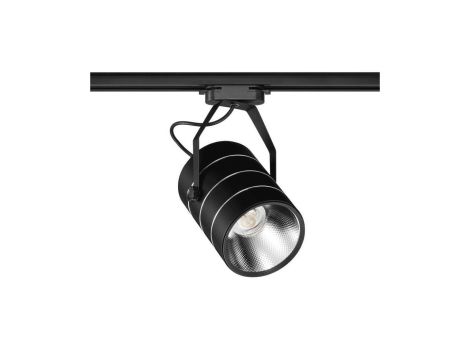 Lampa Szynowa LED 23W 4000K Premium Czarna Jednofazowa