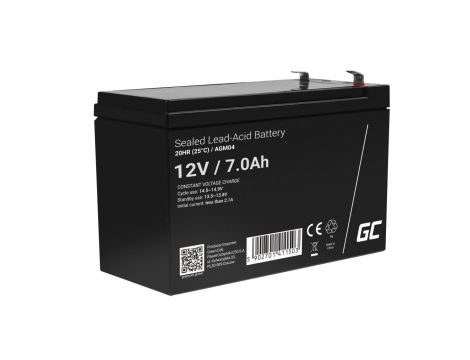 Akumulator VRLA AGM 12V 7Ah (żywotność 5lat) AGM04