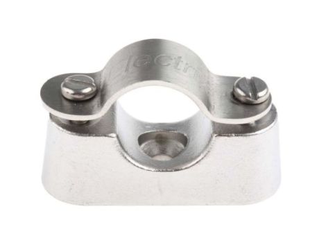 Spinka do kabli Zacisk siodłowy, 20mm, materiał: Stal nierdzewna 316, 19.3 x 18.2mm, RS PRO