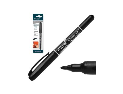 Marker permanentny precyzyjny czarny 1,0mm PICA Classic 534/46