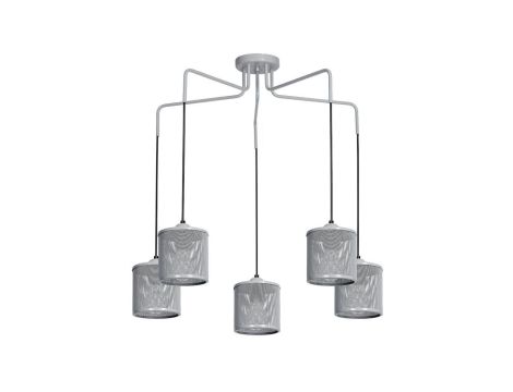 Lampa wisząca LOUISE GREY 5xE27 MLP647 Milagro