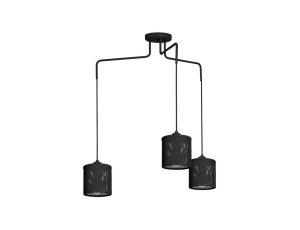 Lampa Wisząca LOUISE BLACK 3xE27 MLP671 Milagro
