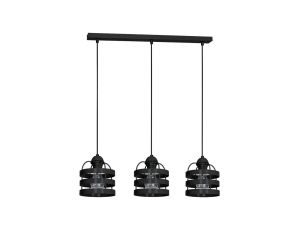 Lampa wisząca LARS BLACK 3xE27 MLP799 Milagro