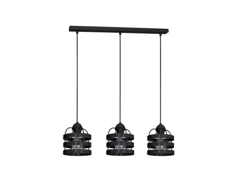 Lampa wisząca LARS BLACK 3xE27 MLP799 Milagro