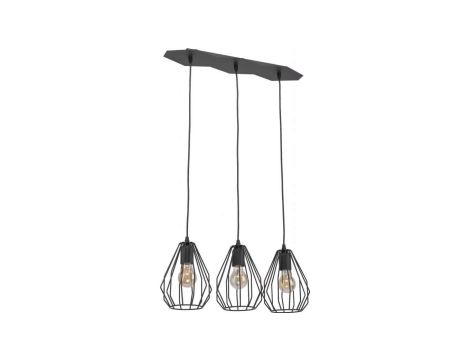 ZWIS SUFITOWY 3PŁ BRYLANT BLACK 2259 TK LIGHTING