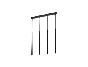 Lampa wisząca na listwie PIANO BLACK 6414 TK LIGHTING