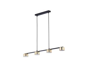 Lampa wisząca DALLAS GOLD/BLACK 6094 TK LIGHTING