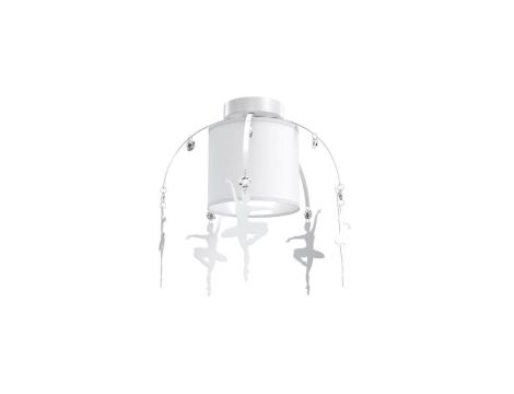 Lampa sufitowa BALETNICA WHITE 1xE27 MLP4967 Milagro