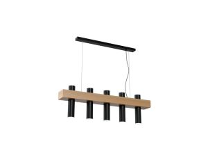 Lampa wisząca WEST BLACK 5xGU10 MLP5511 Milagro