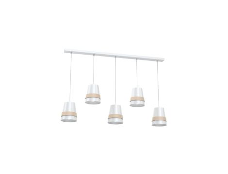 Lampa wisząca VENEZIA WHITE 5xE27 MLP5439 Milagro