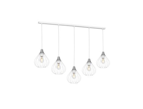 Lampa wisząca KANE WHITE 5xE27 MLP4801 Milagro