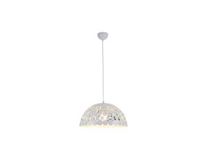Lampa wisząca LISA WHITE 1xE27 40cm ML6137 Milagro