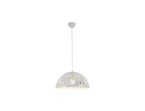 Lampa wisząca LISA WHITE 1xE27 40cm ML6137 Milagro
